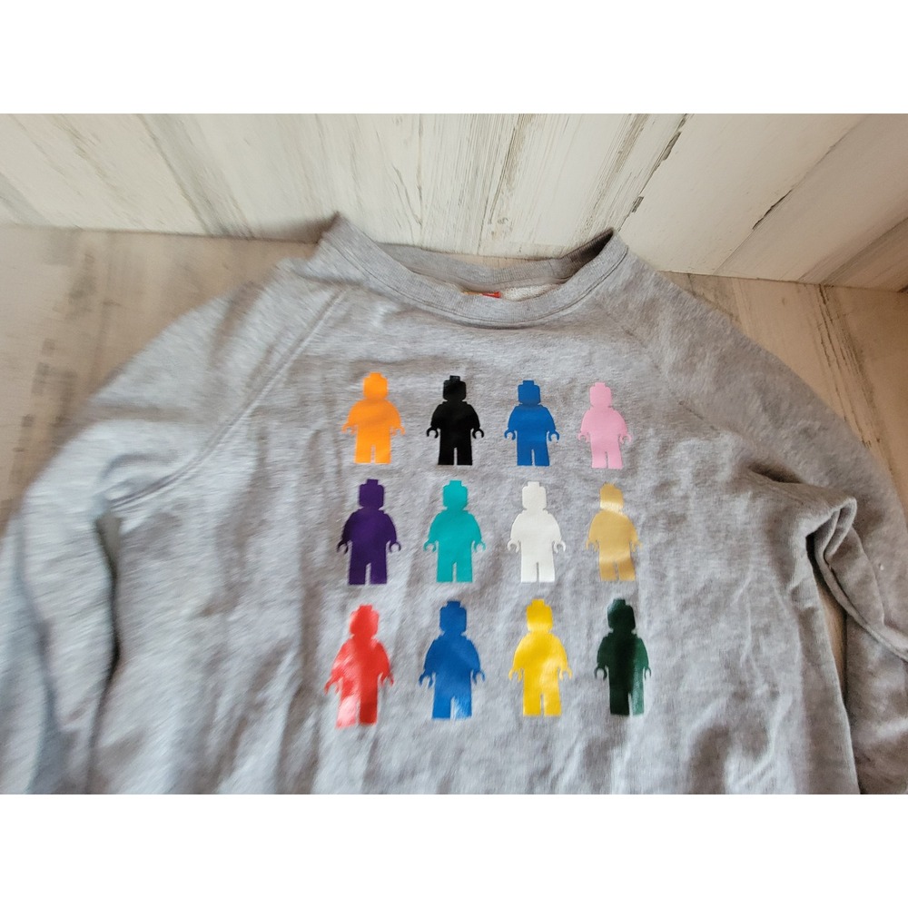 Lego Youth XL multicolor gray men sweater crewneck clothes - Picture 5 of 9